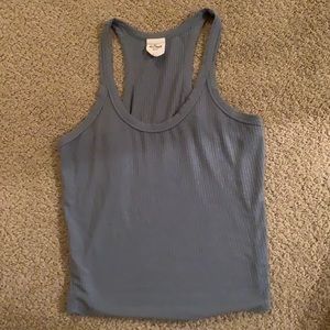 Tilly’s light blue tank top